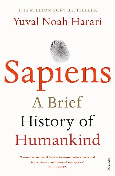Обложка книги Sapiens, Yuval Noah Harari
